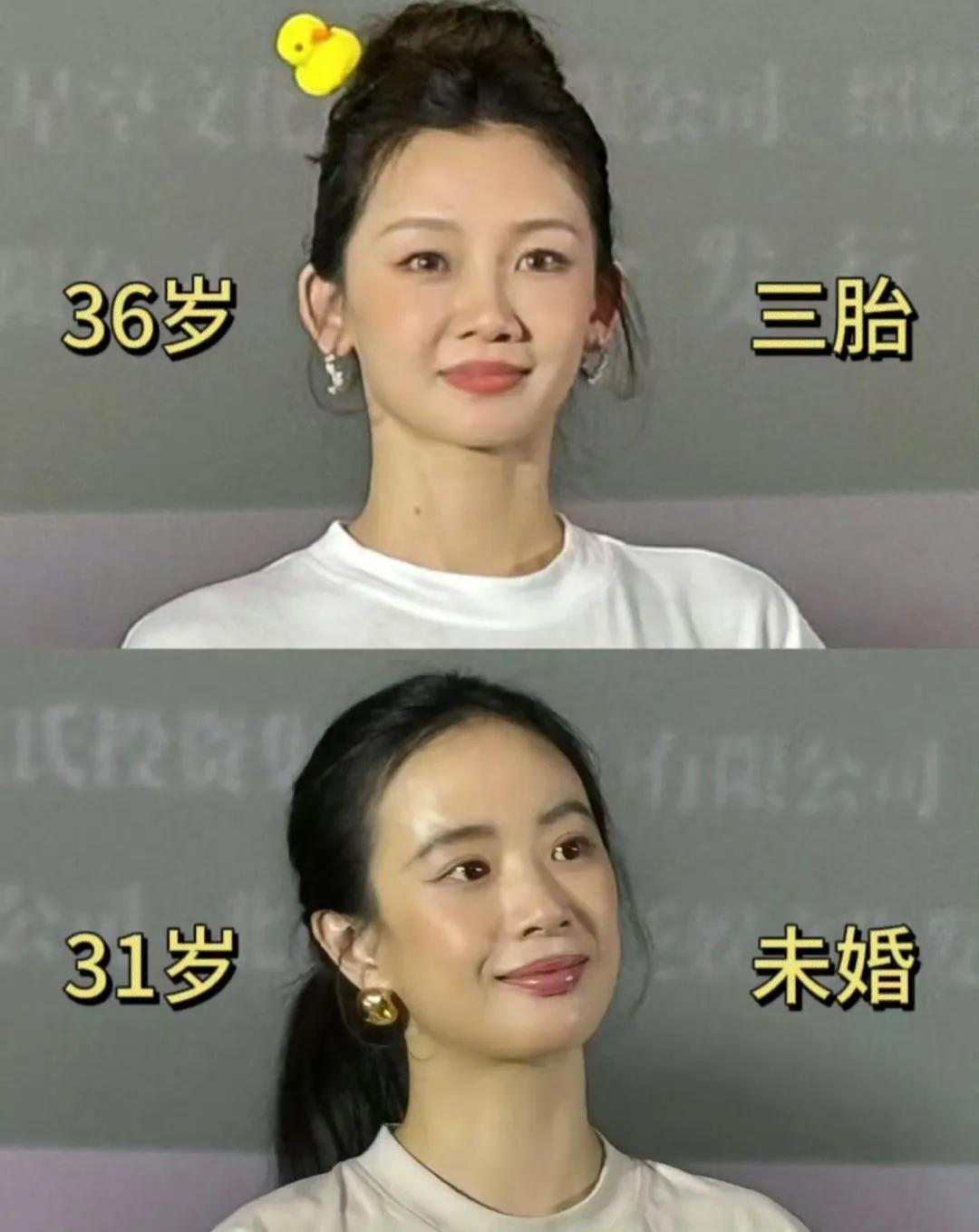 不管是哪种生活态度，都是自己选择的且受尊重的，显然苗苗更红润，李梦更年轻！