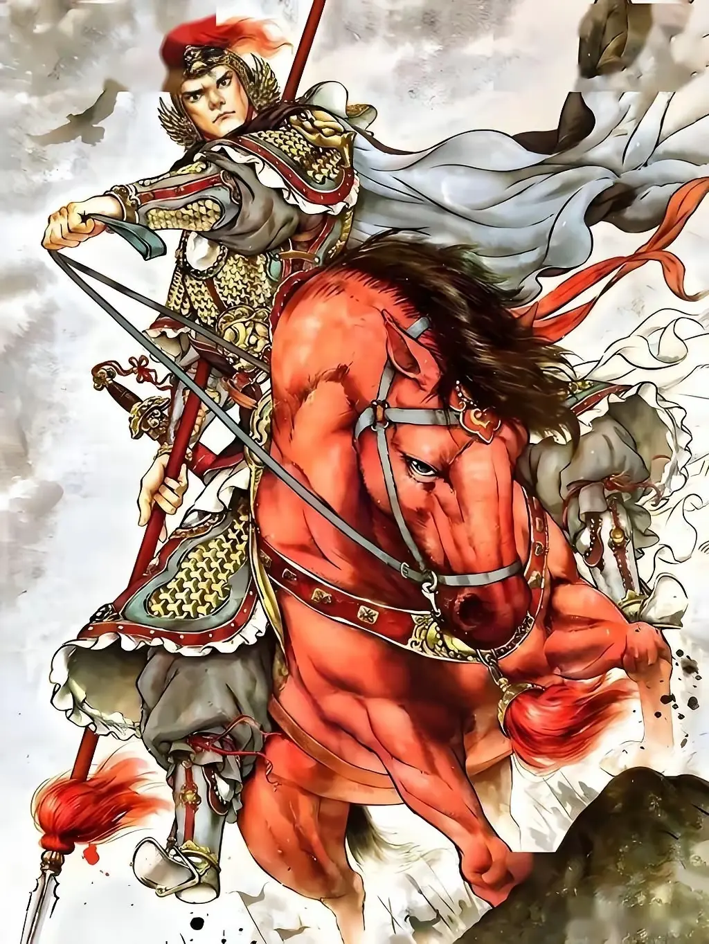 山狮驼那杆鎏金镋砸下来，谁看了都得躲。可杨继周不躲，他盯着山狮驼收手那...