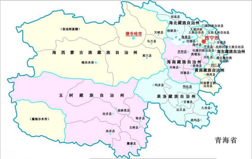 青海省各地市州全国知名度排序
第一名西宁市，首府+塔尔寺；
第二名玉树州(玉树市