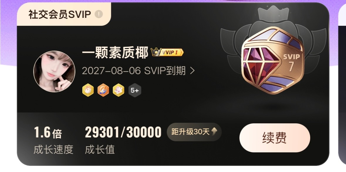老子的svip…… 