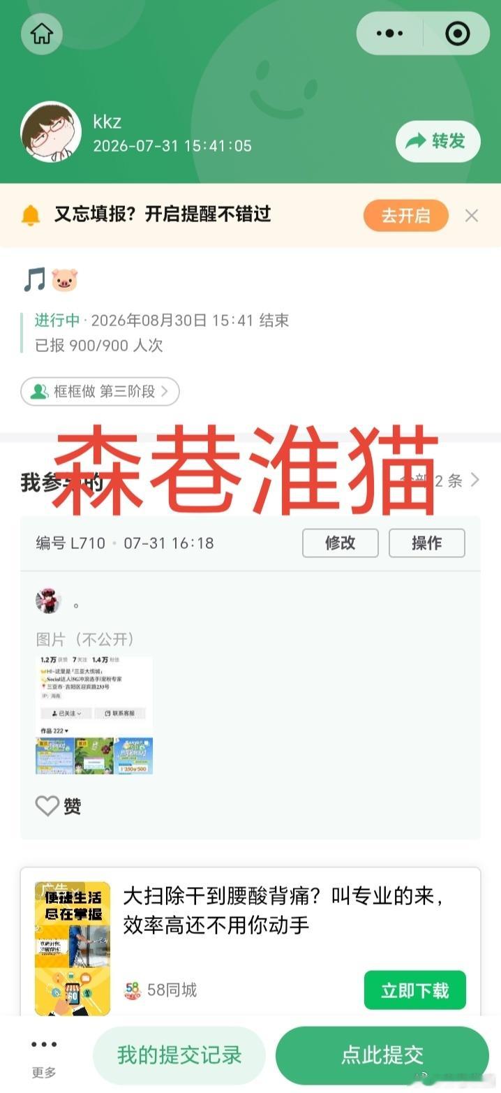 7.31森巷淮猫3分 