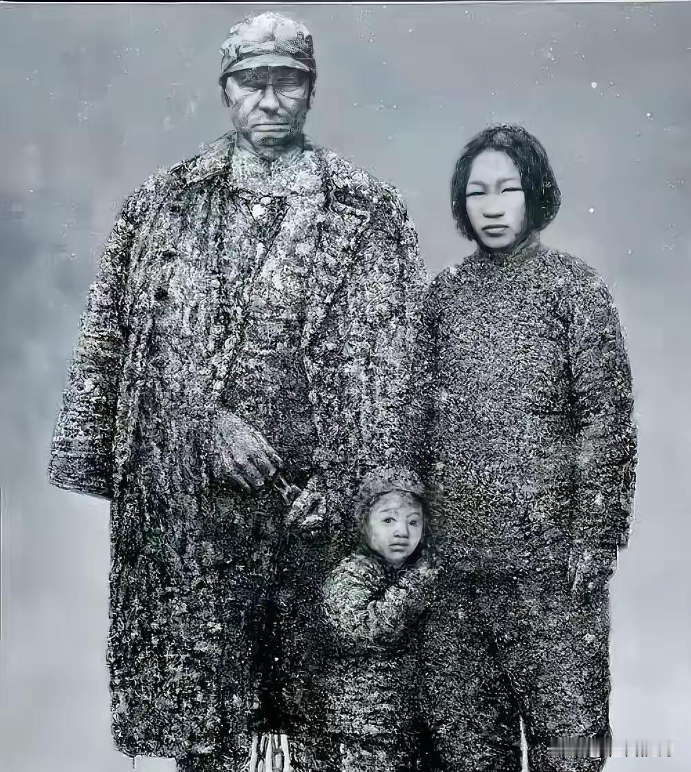 1937年初，日本兵将一家三口押到了刑场上。当父亲被他们砍断脖子后，5岁的小男孩