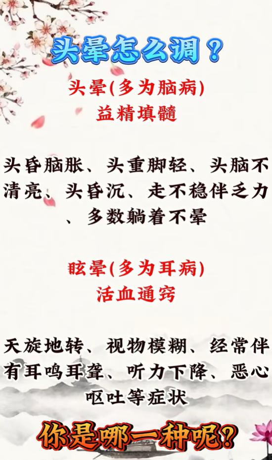 头昏发沉还是天旋地转？分清头晕眩晕再调理