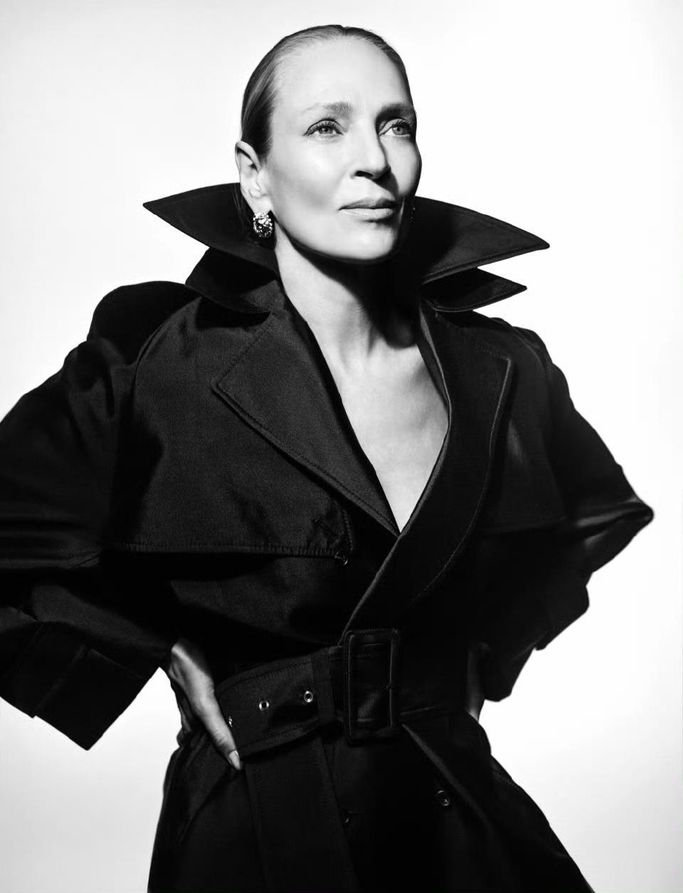 Uma Thurman  Flaunt Magazine封面大片摄影 Mark 