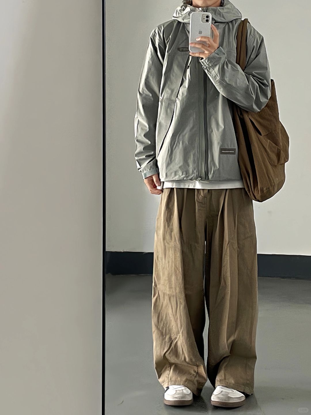 🚲豆绿搭卡其好活泼舒适的配色！日系少年感！