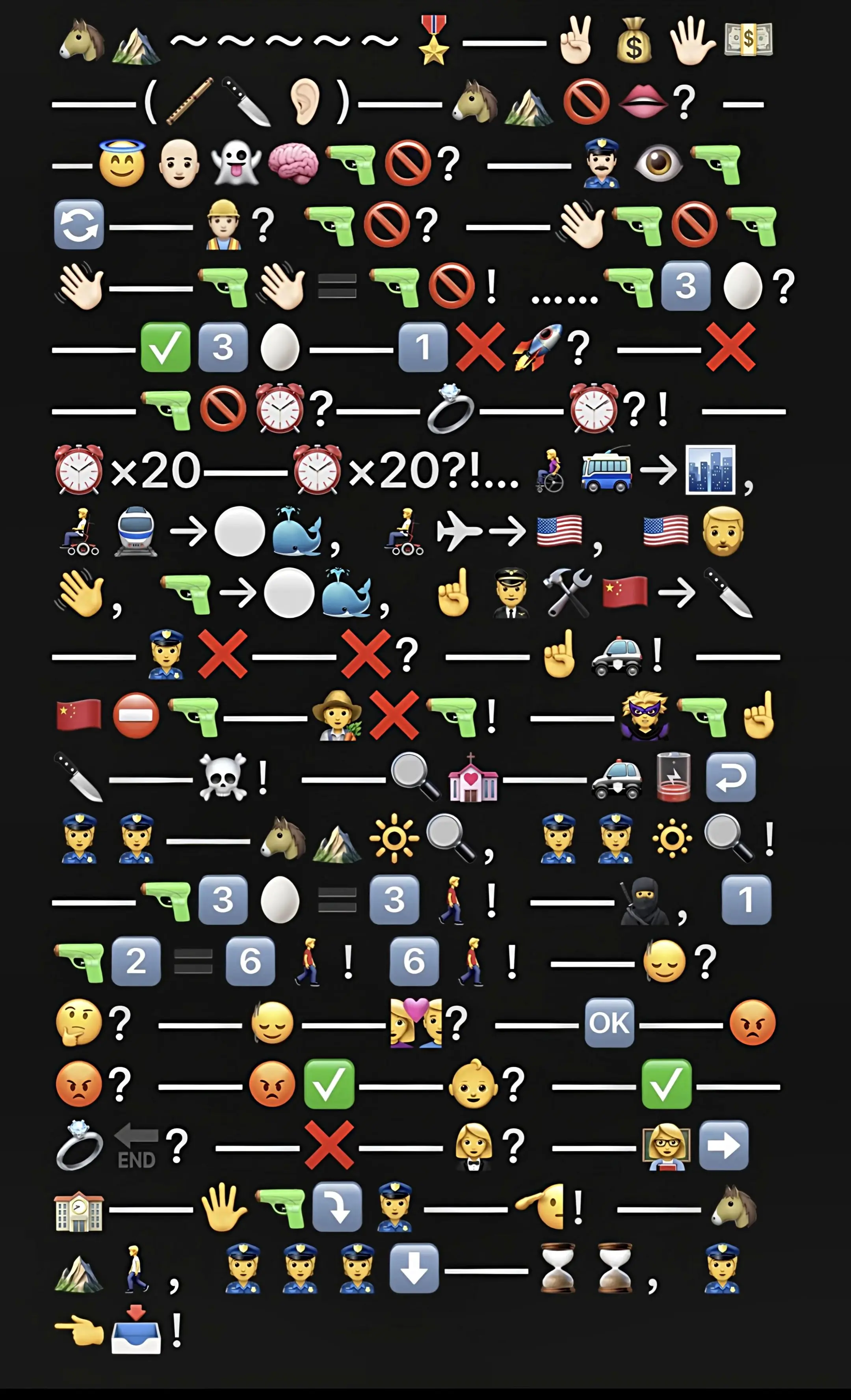 🐴⛰️～～～～～🎖️——✌🏻️💰🖐🏻️💵——（🪈🔪?...