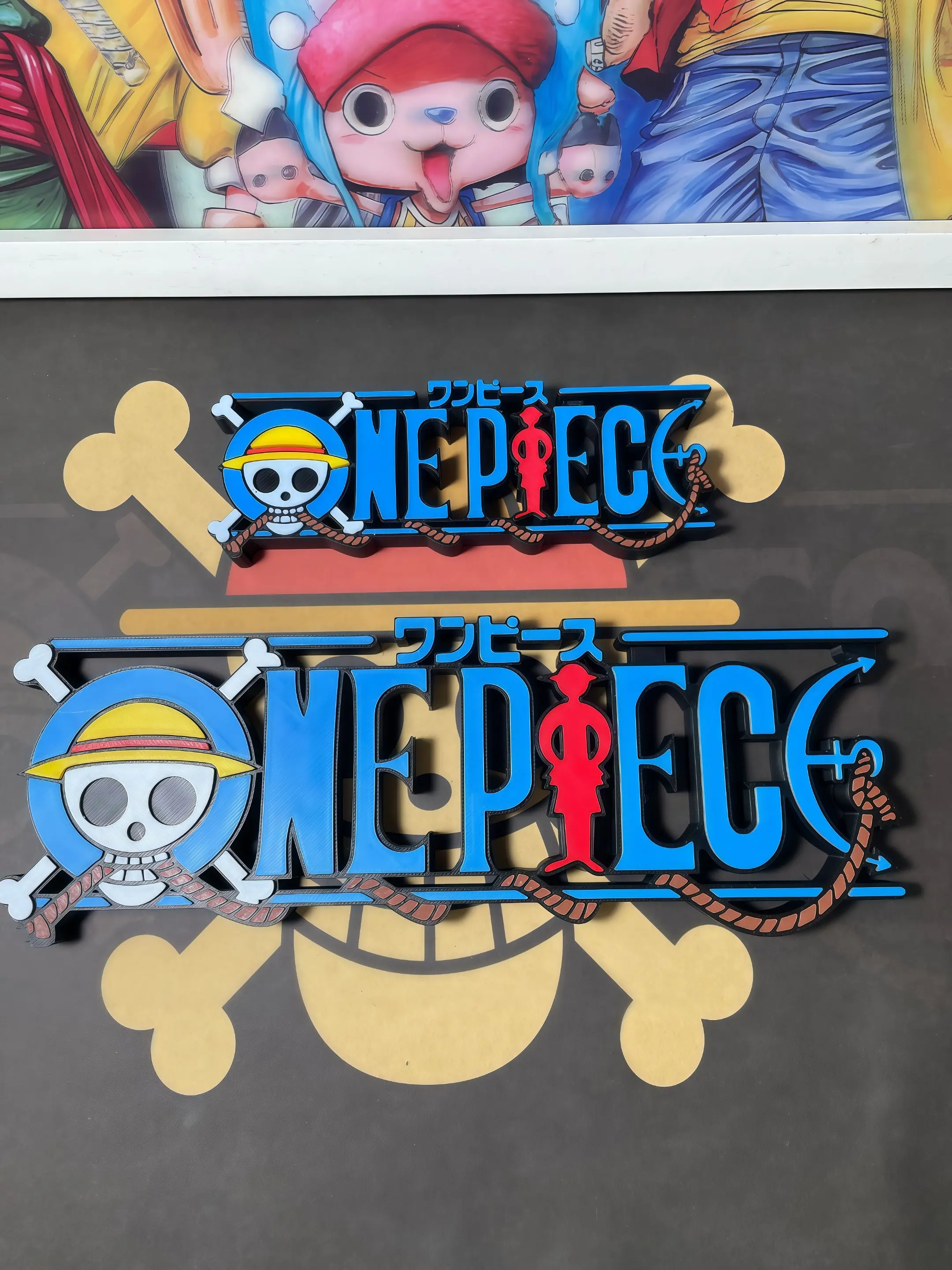 海贼手办柜怎么能少了个好看的海贼王logo摆件！