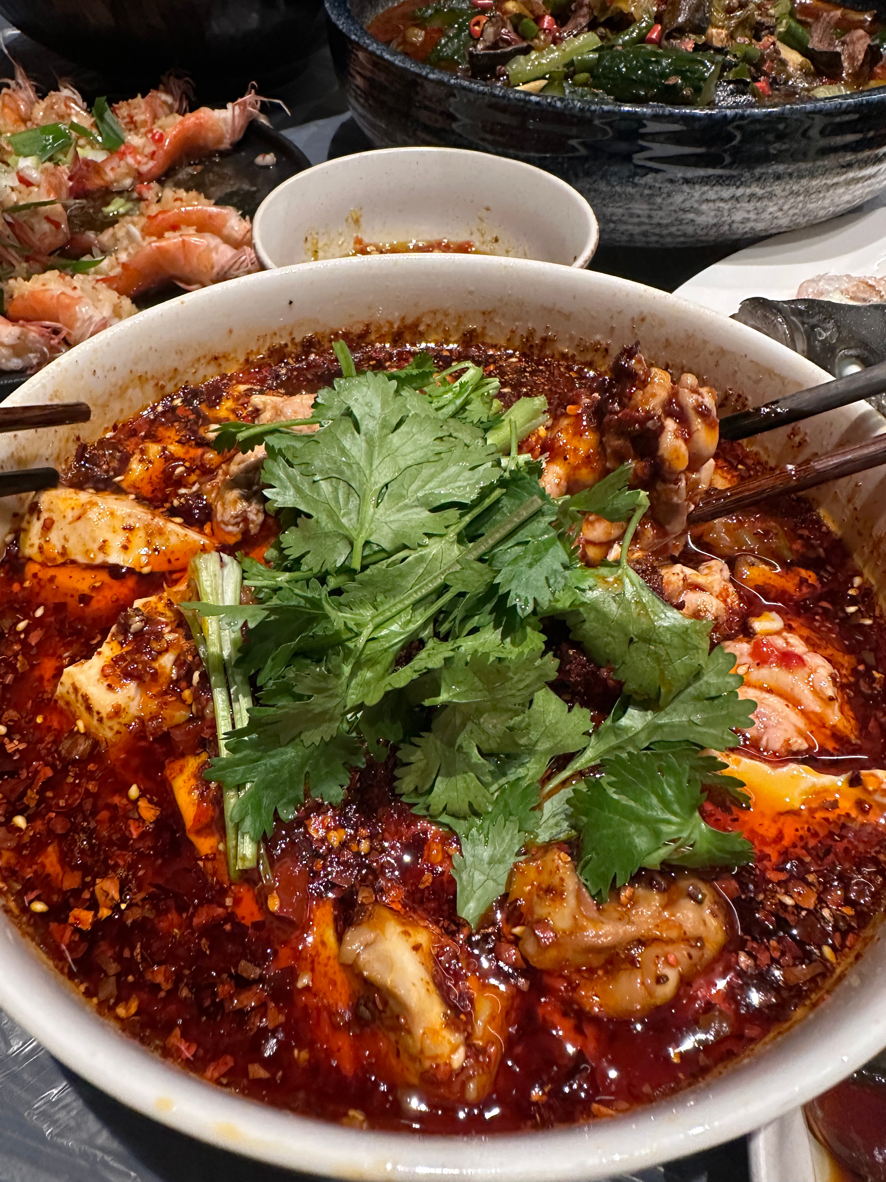 还得是回成都！！！在朋友家里吃到开心飞起  ​​​