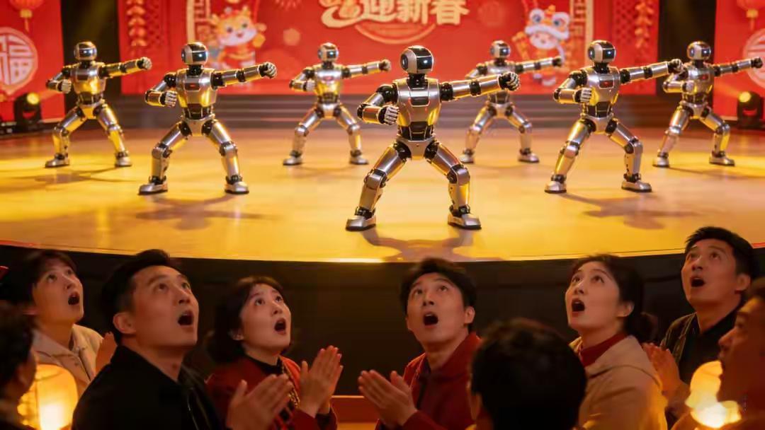 《科技浪潮下，传统与现代的交融》

枫林红叶

科技狂潮世代思，

战狼服务影皆