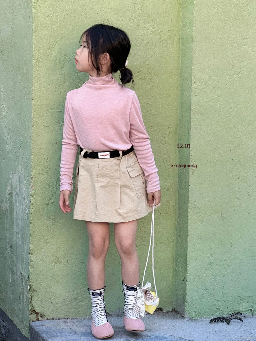 韩系清新的穿搭！