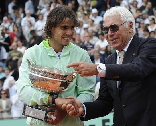 意大利网球传奇人物尼古拉-彼得兰杰利 (Nicola Pietrangeli) 