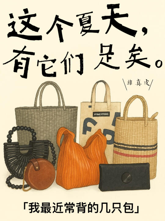 不是真皮包，也能背出质感｜抽一个送你🥰