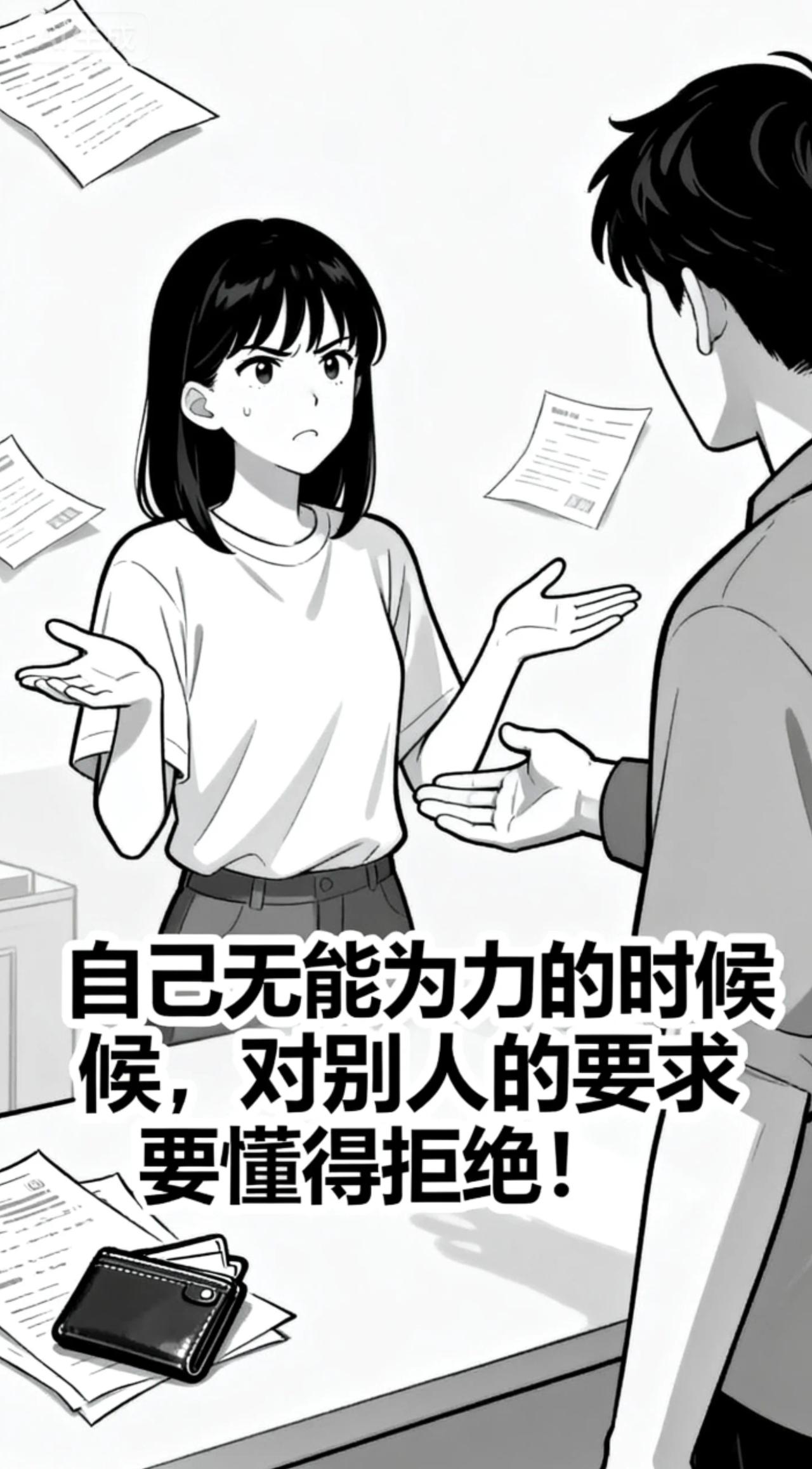 儿子竟然把钱借给别人又来问我要钱，我给他上了一课叫懂得拒绝。
正当我还在为儿子上