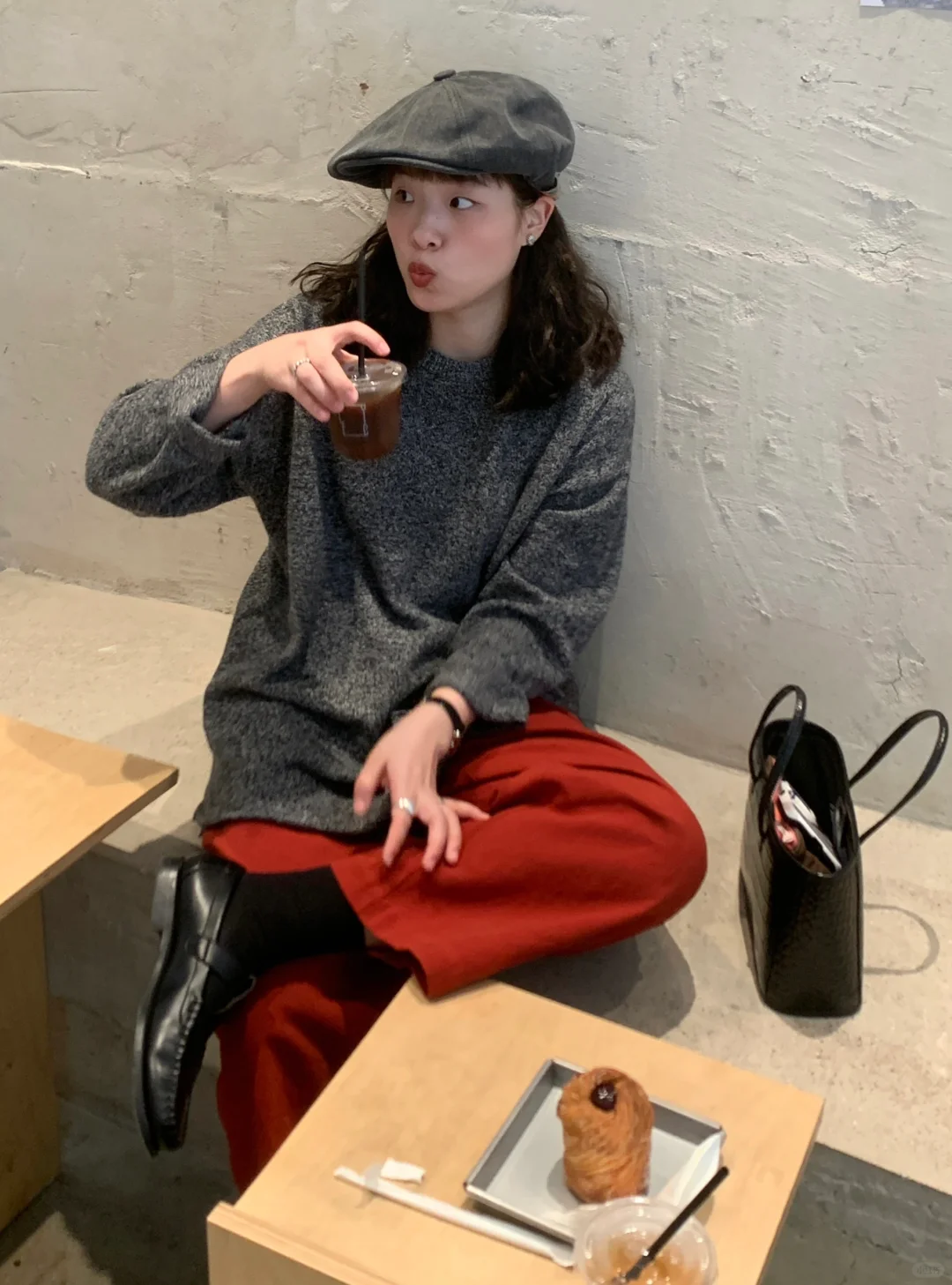 黑红搭配有点绝