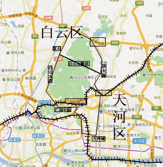 很多人说白云山是广州的龙脉所在，如果修建了白云山隧道，无异于自断龙脉。
白云山是