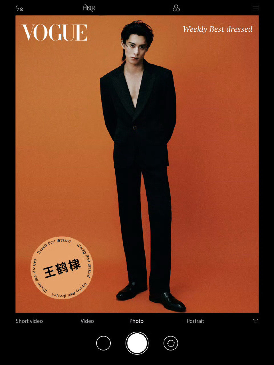 Vogue男明星一周最佳穿搭：王鹤棣 河堤这与生俱来的时尚感[偷乐] ​​​