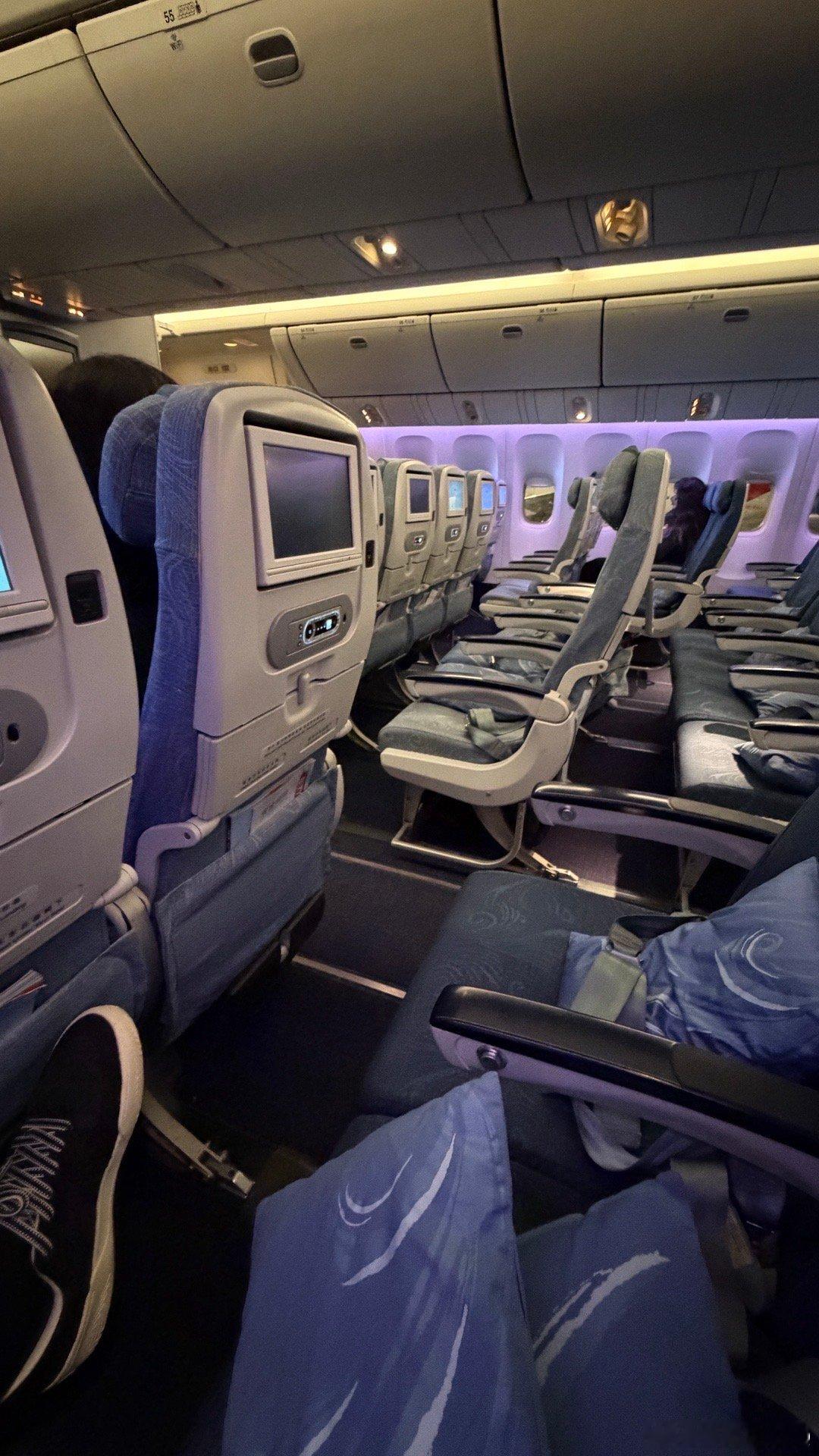 登机完毕。我爱国航