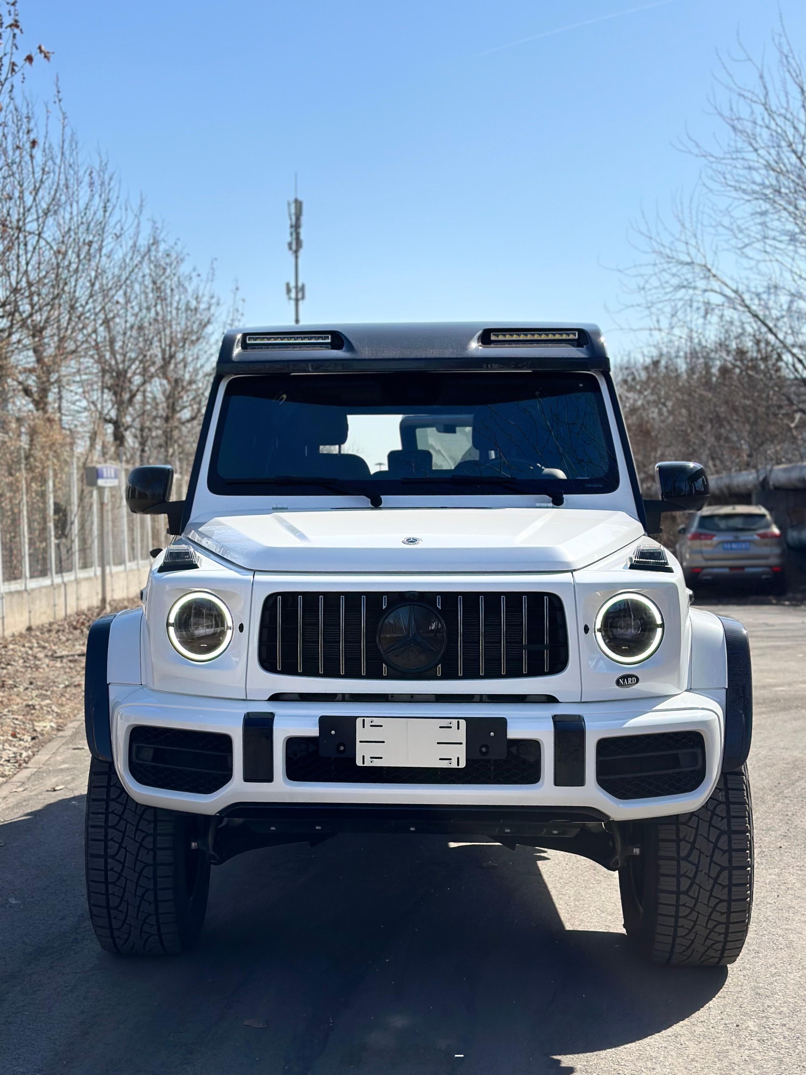 G63 4x4² 白/灰/黑/绿/蓝 最贵G级在售天津现货 海运在途多辆 G63