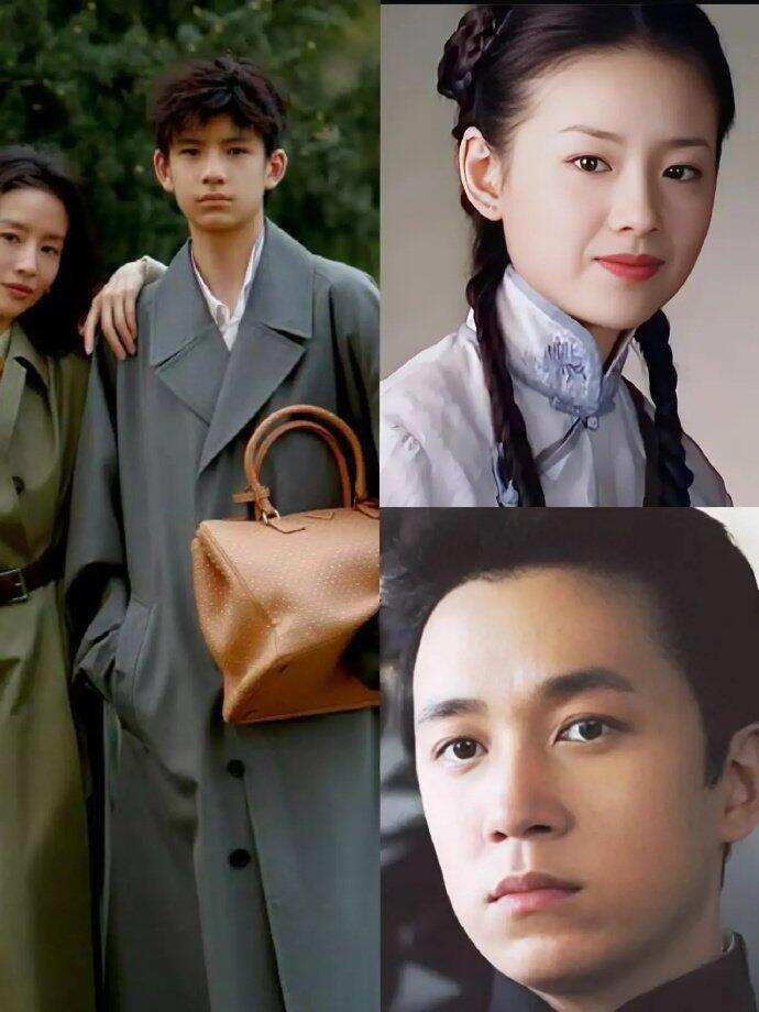 董洁潘粤明儿子基因彩票长得还不错啊 ​​​