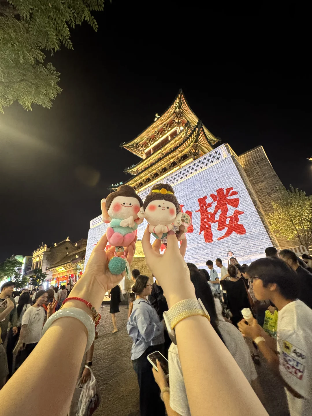 夜逛钟楼街