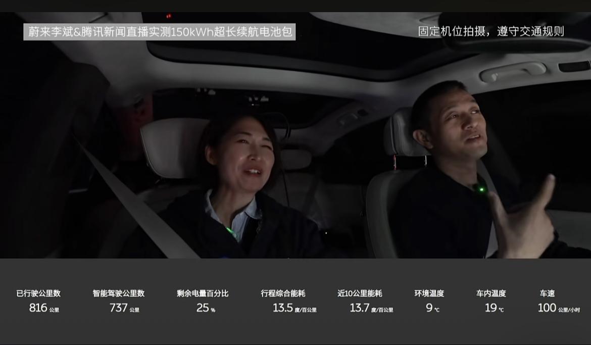 蔚来ECO李斌在150kW电池续航实测直播中，说到，未来5-10年全球10大汽车