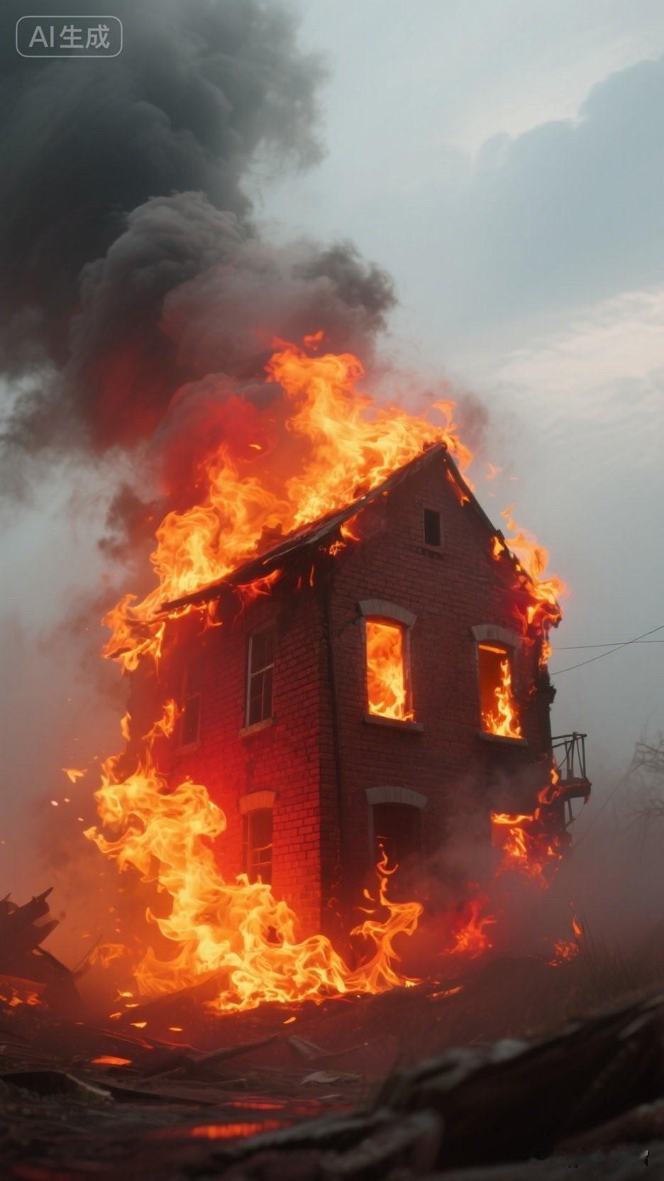 奉劝大家，冬天使用土灶做饭时，一定要注意防火！
         我们村有位 7
