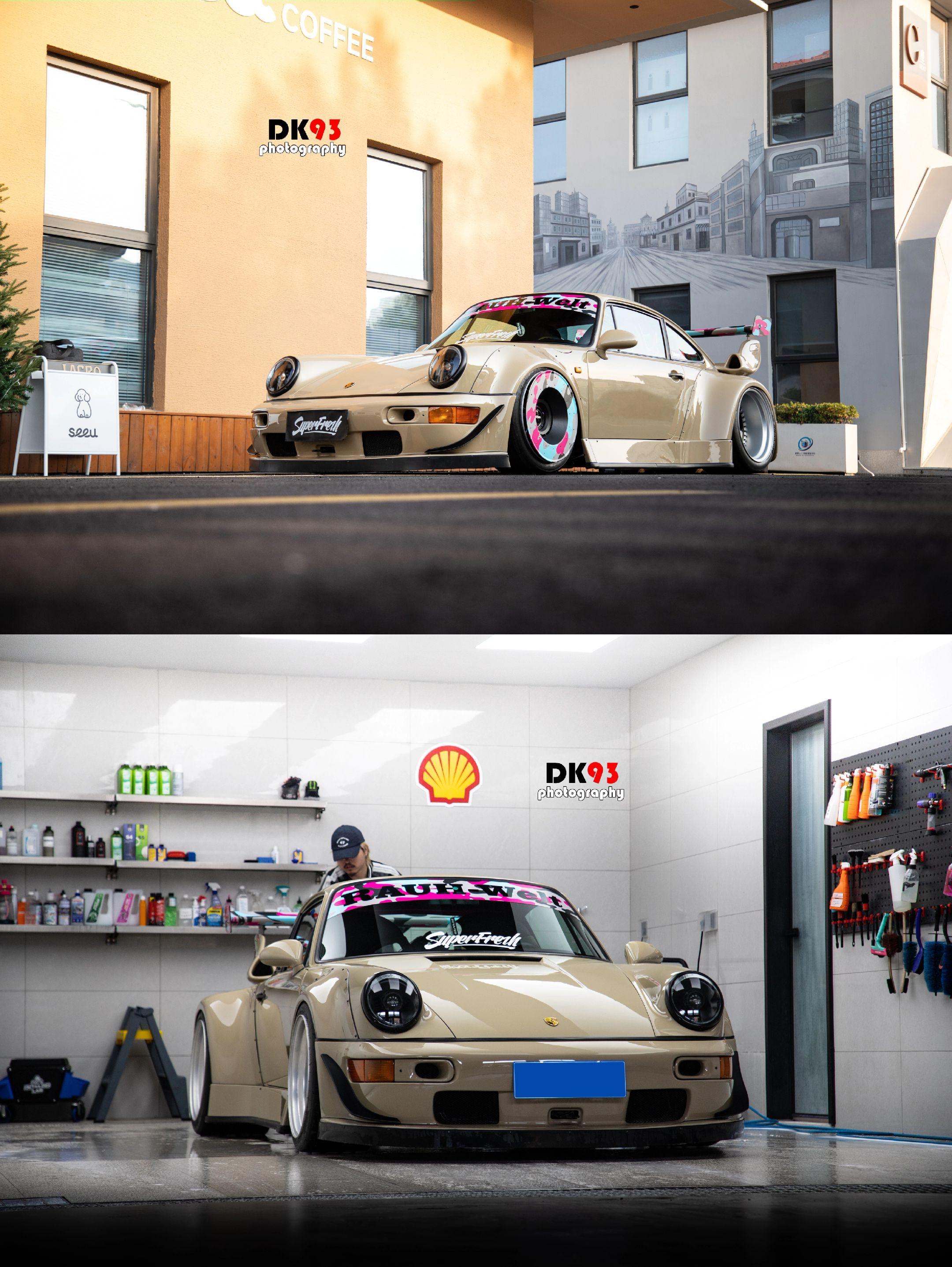 今天在上海见到RWB 964。上个月在北京 中井启完成了这件作品 今天...