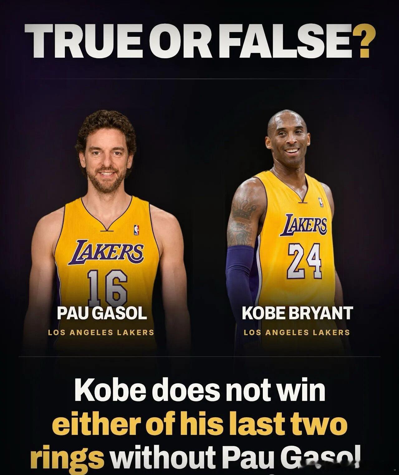 True or false[疑问]科比KobeBryant湖人国度 ​​​