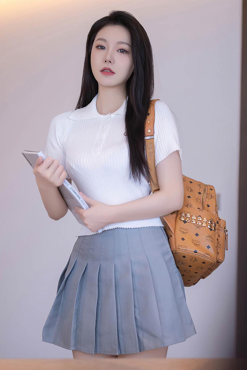 模特安然--街拍美图