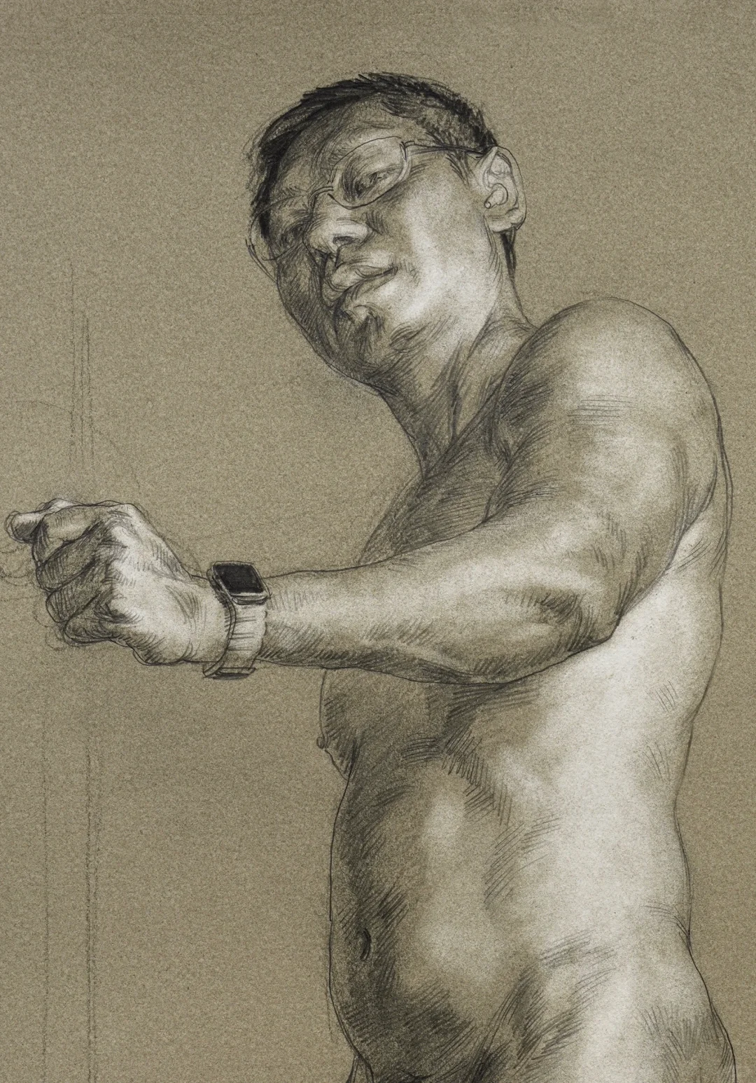 新素描的局部