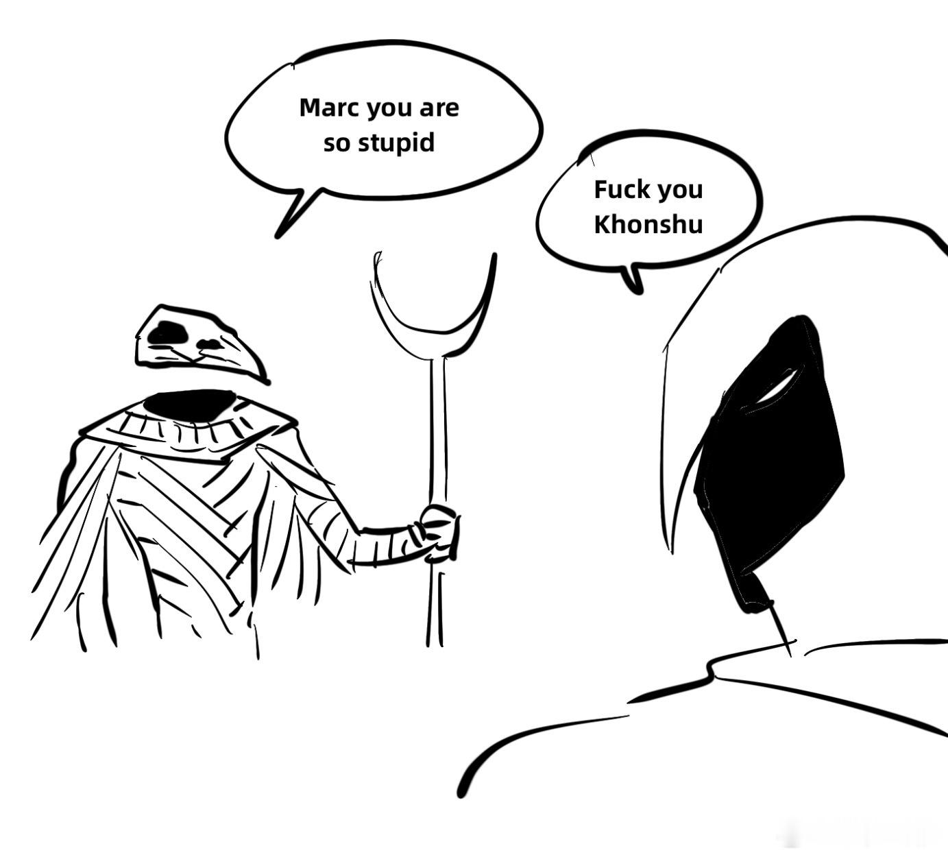争锋月简直就是漫画孔苏的梦中情儿 