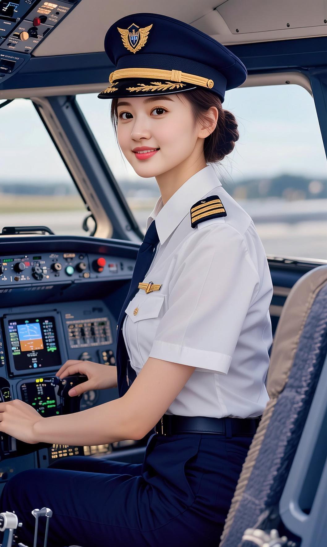 AI机长风华 抖音新特效