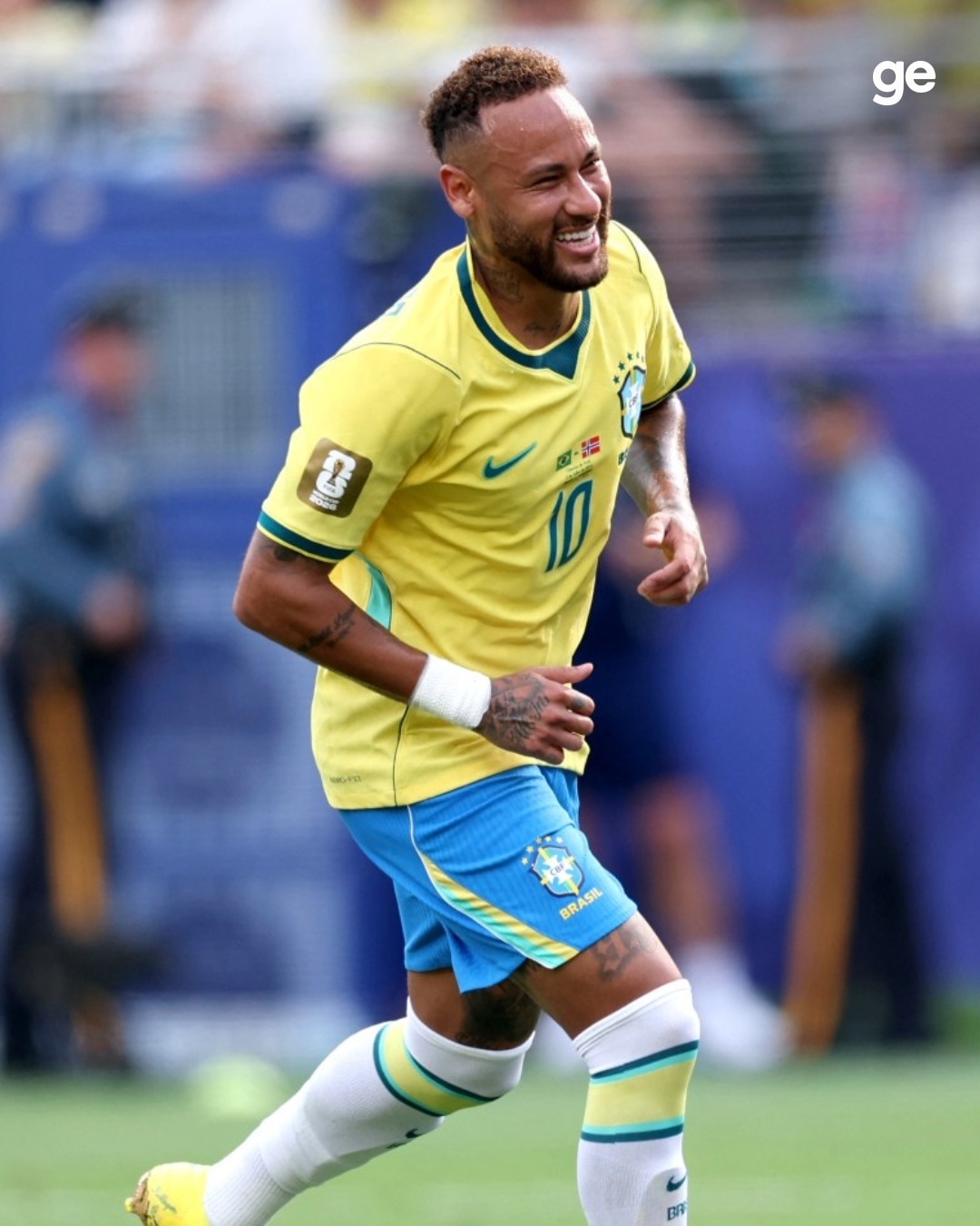 #内马尔四届世界杯15场9球# 2026世界杯1/8决赛，巴西1-2不敌挪威，无