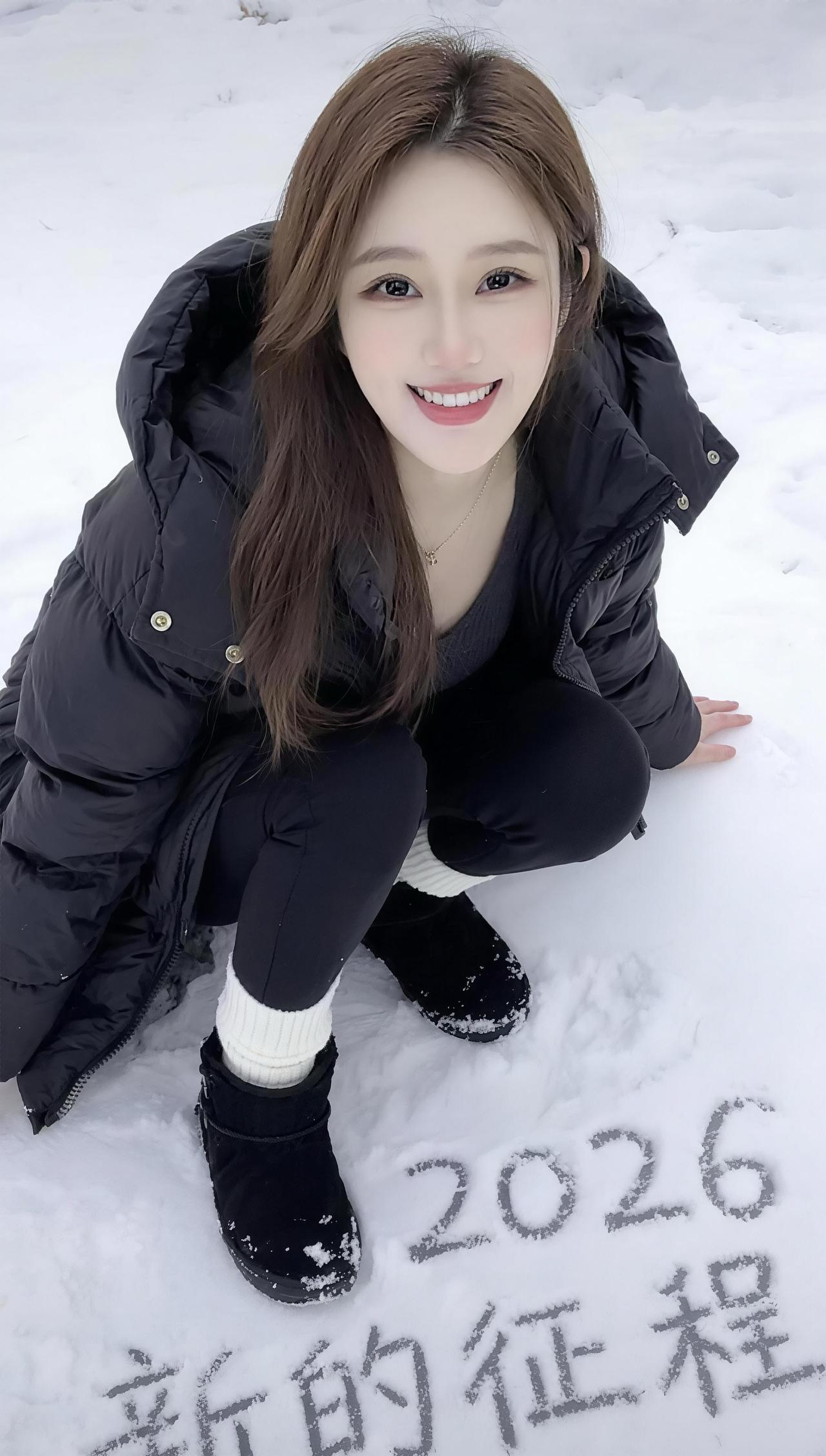 AI雪地生活照 抖音ai创作 AI创作特效