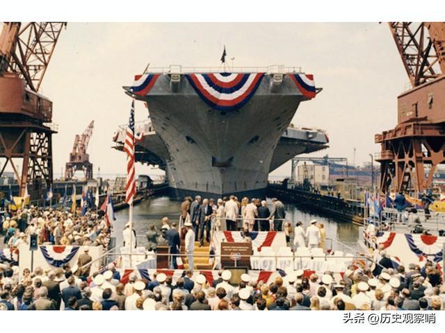 1968年6月22日，尼米兹号航母敷设龙骨开工建造，于1972年5月13日下水舾