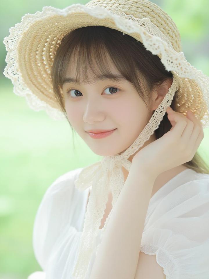 夏日清新少女，甜美笑容，阳光明媚。美女究竟能有多美 少女的笑容 甜系少女照 美女