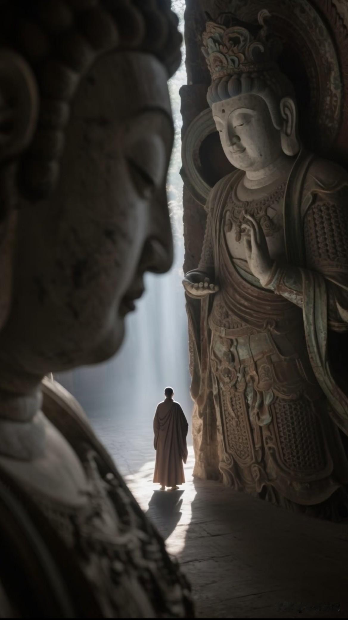 当自我出现，你若观照它，它就会消失。观照是一束光，透过观照，自我才会见光死。
不