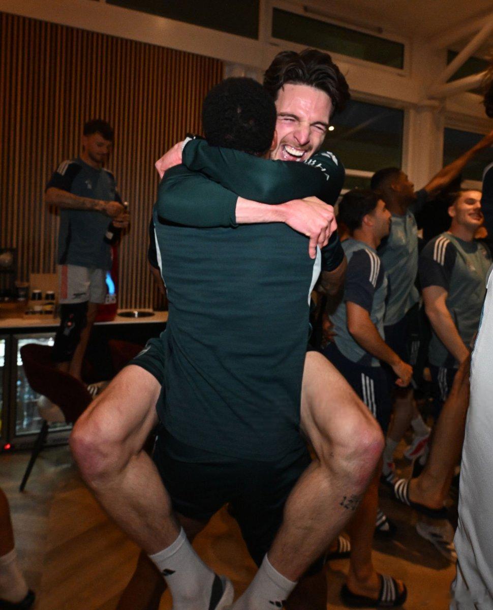 阿森纳是冠军Gabriel Magalhaes & Declan Rice 