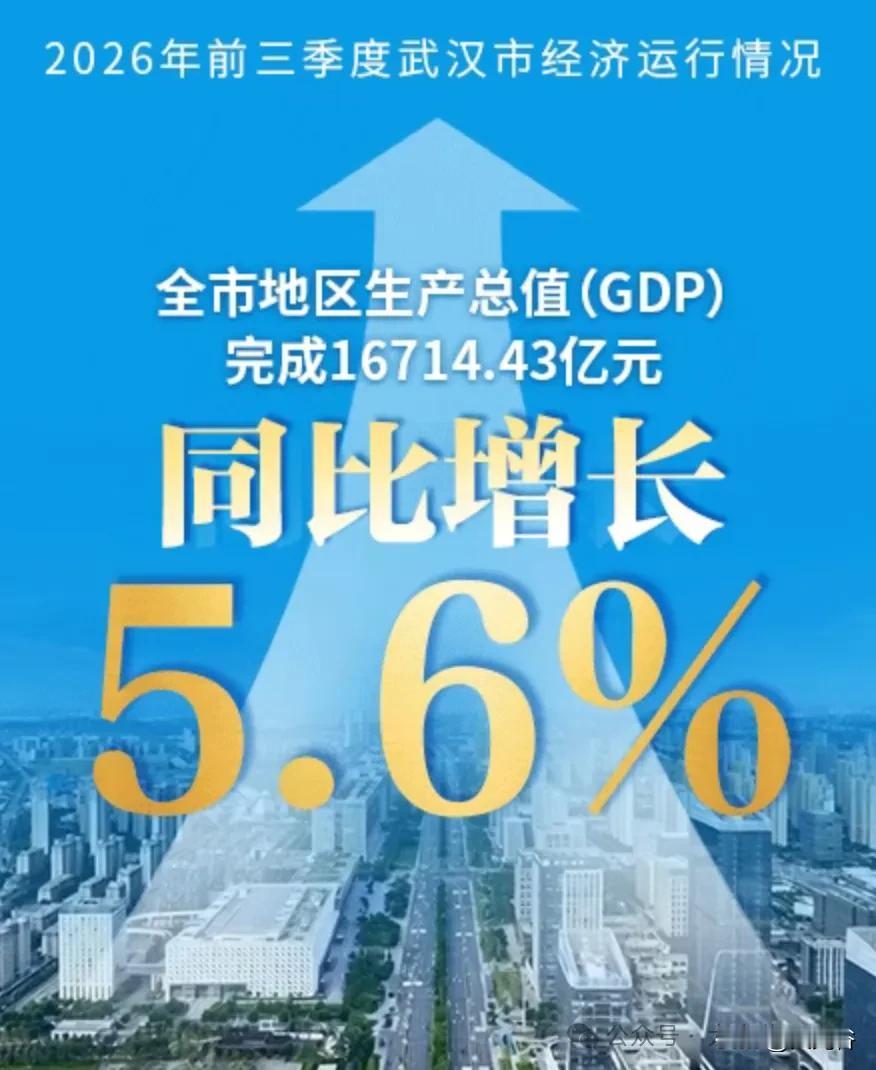 前三季度武汉市地区生产总值（GDP）16714.43亿元

根据湖北省市州生产总