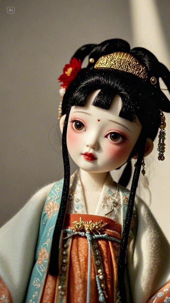 即梦AI 治愈系 红楼梦 87版红楼梦 q版人物