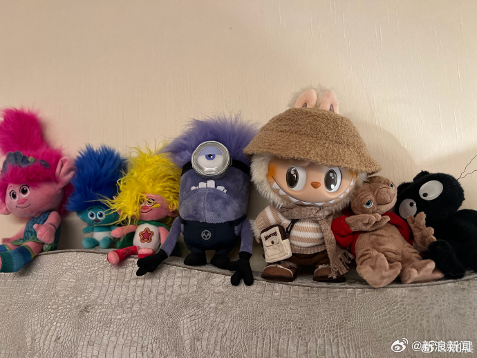 姚晨的Labubu【姚晨歪打正着买到限量版Labubu】6月22日，晒出去年买的