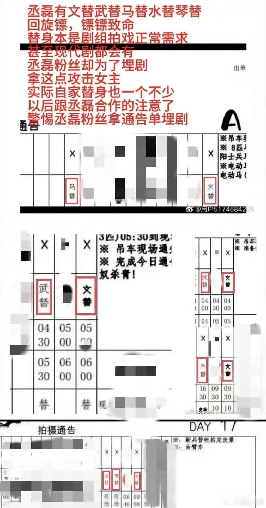 丞磊 一部戏五个替身 老师，琴替水替是什么呀？这也需要替身来做吗？他这么金贵？ 
