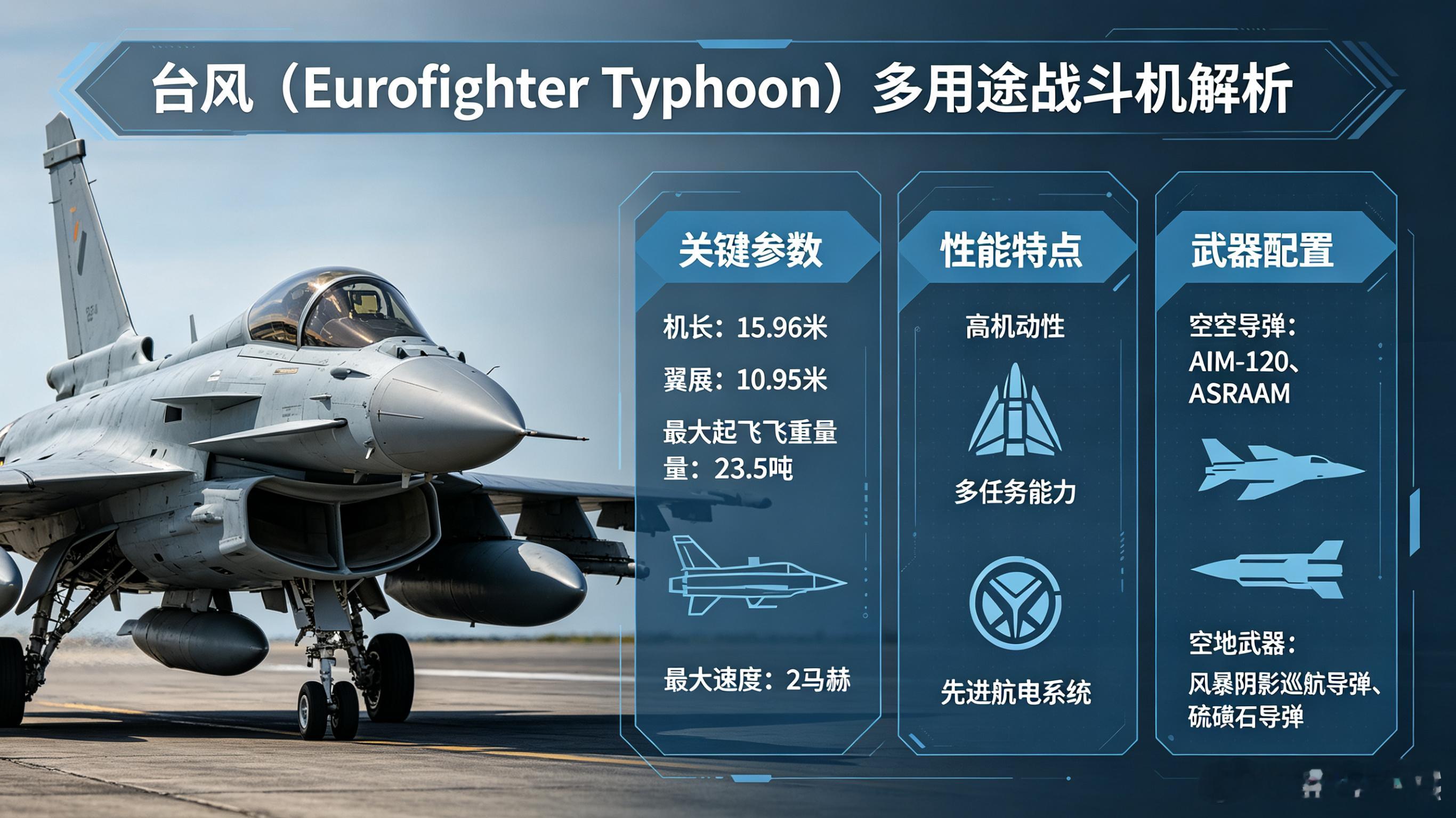 每天认识一件兵器每天认识一件兵器——“台风”战斗机：欧洲天空的“超级猎手”今天聊