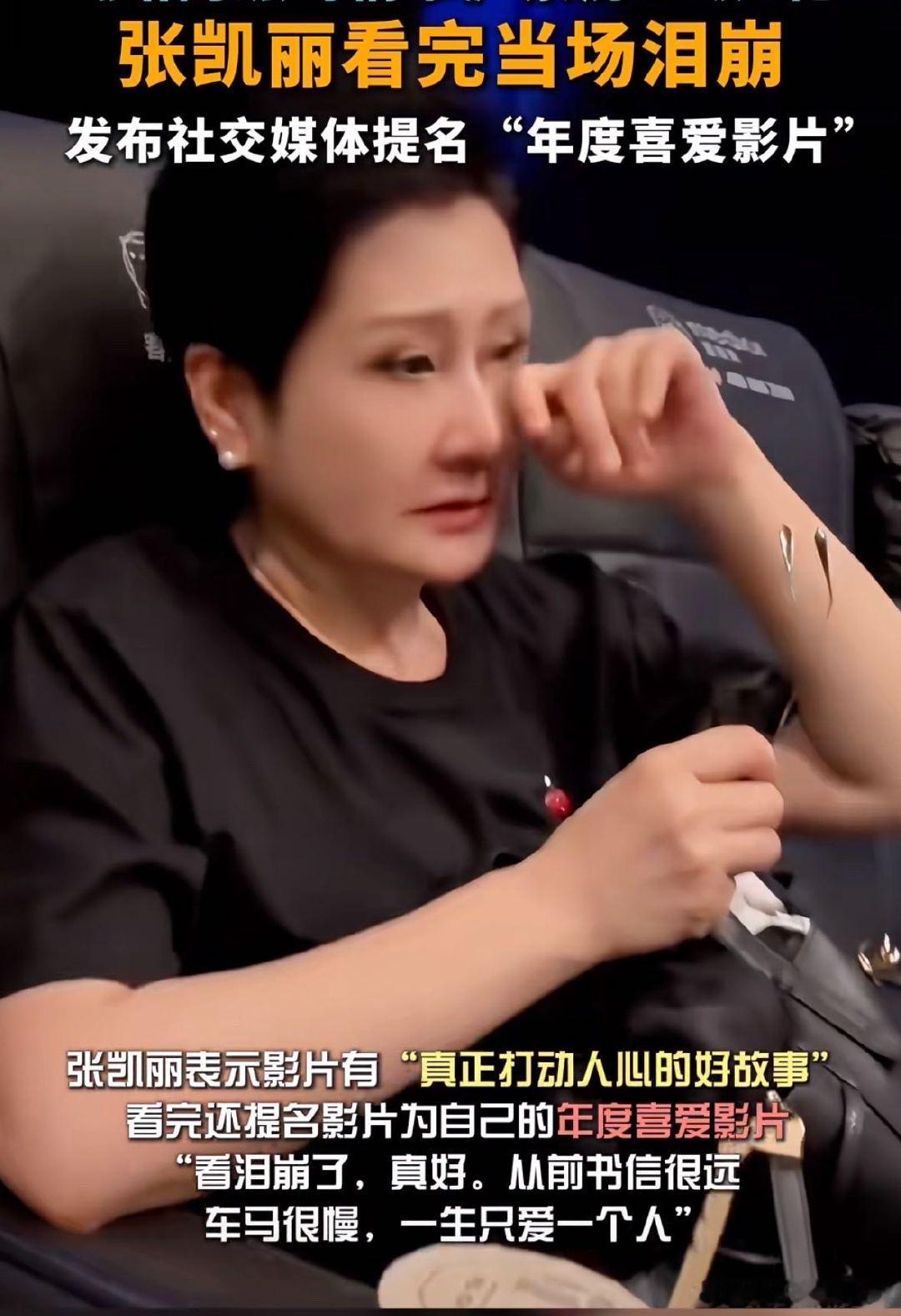 给阿嬷的情书看哭无数人连张凯丽都没能扛住这部影片带来的情绪冲击，观影结束后当场落