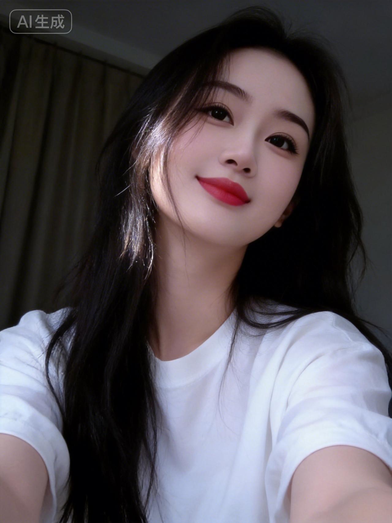 红妆美人笑，白衣映月明。