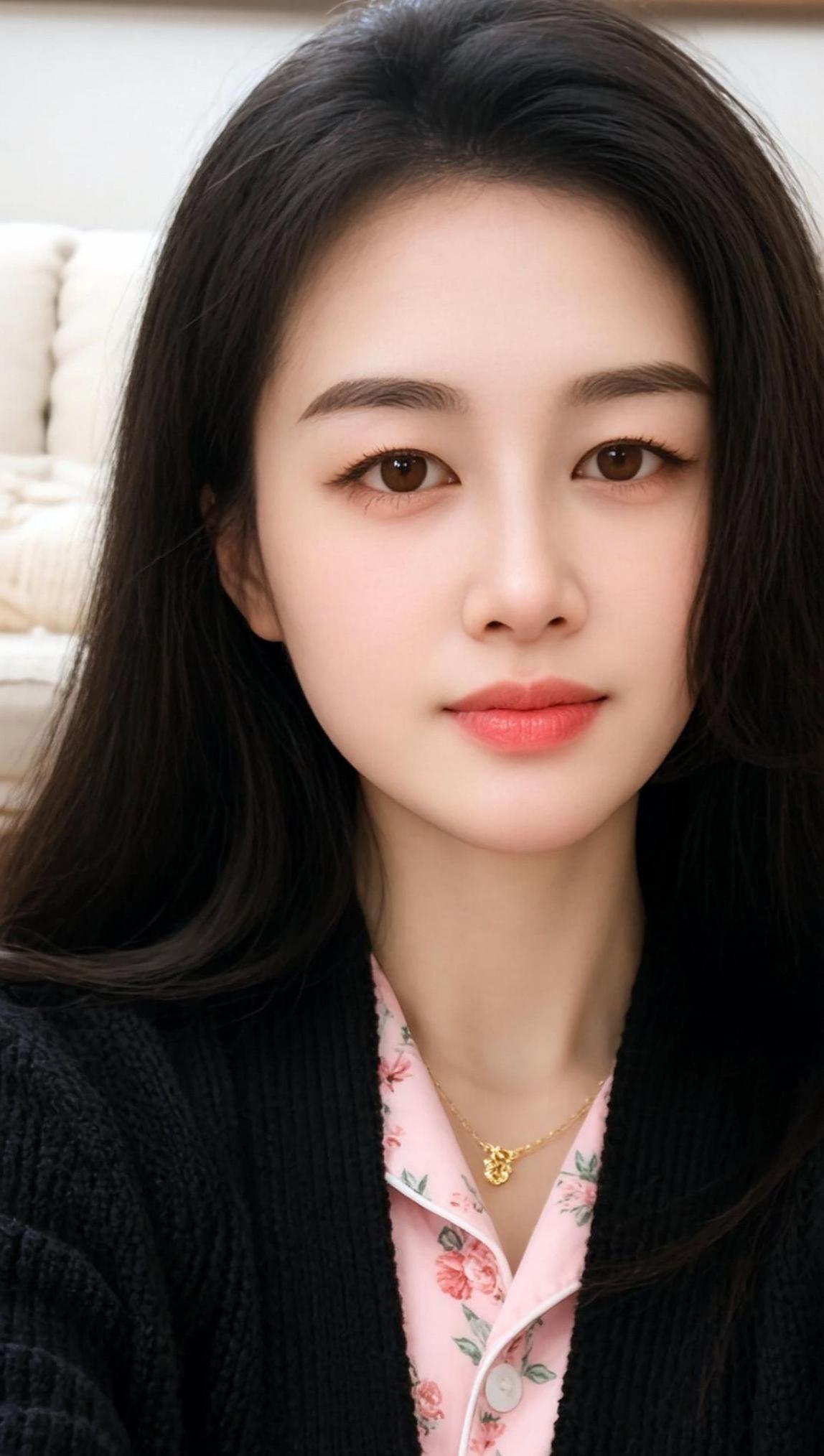 AI暖调客厅写真 抖音ai创作 爱了爱了 帅气女生 美妆