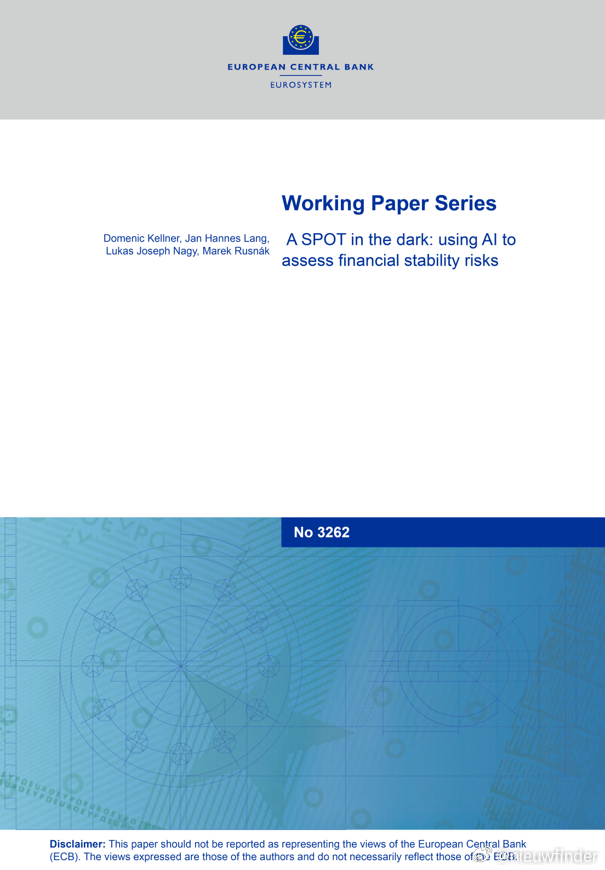 ECB Working Paper: “A SPOT in the dark: 