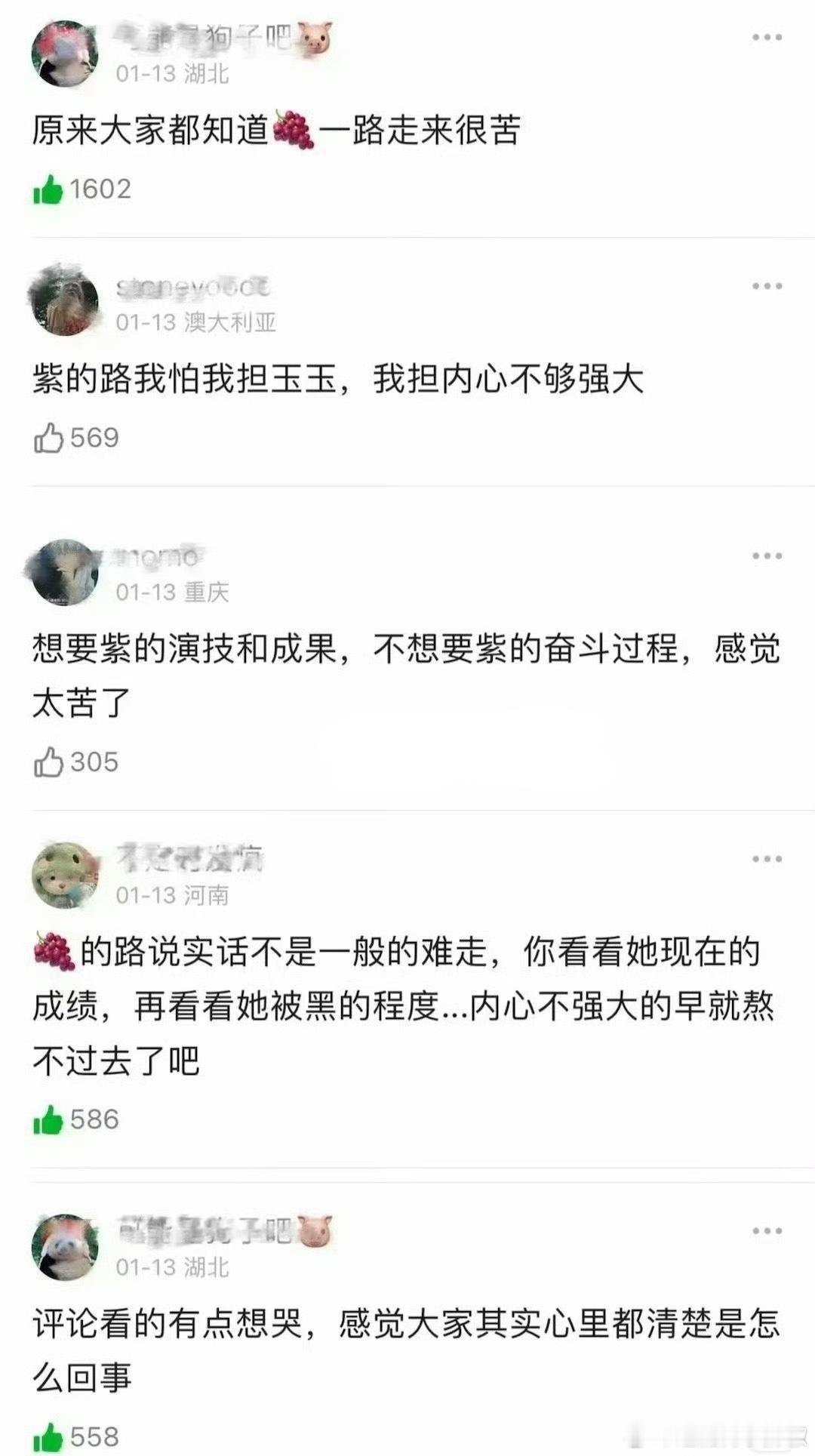 网友评价杨紫的路，也算苦尽甘来了 ​​​