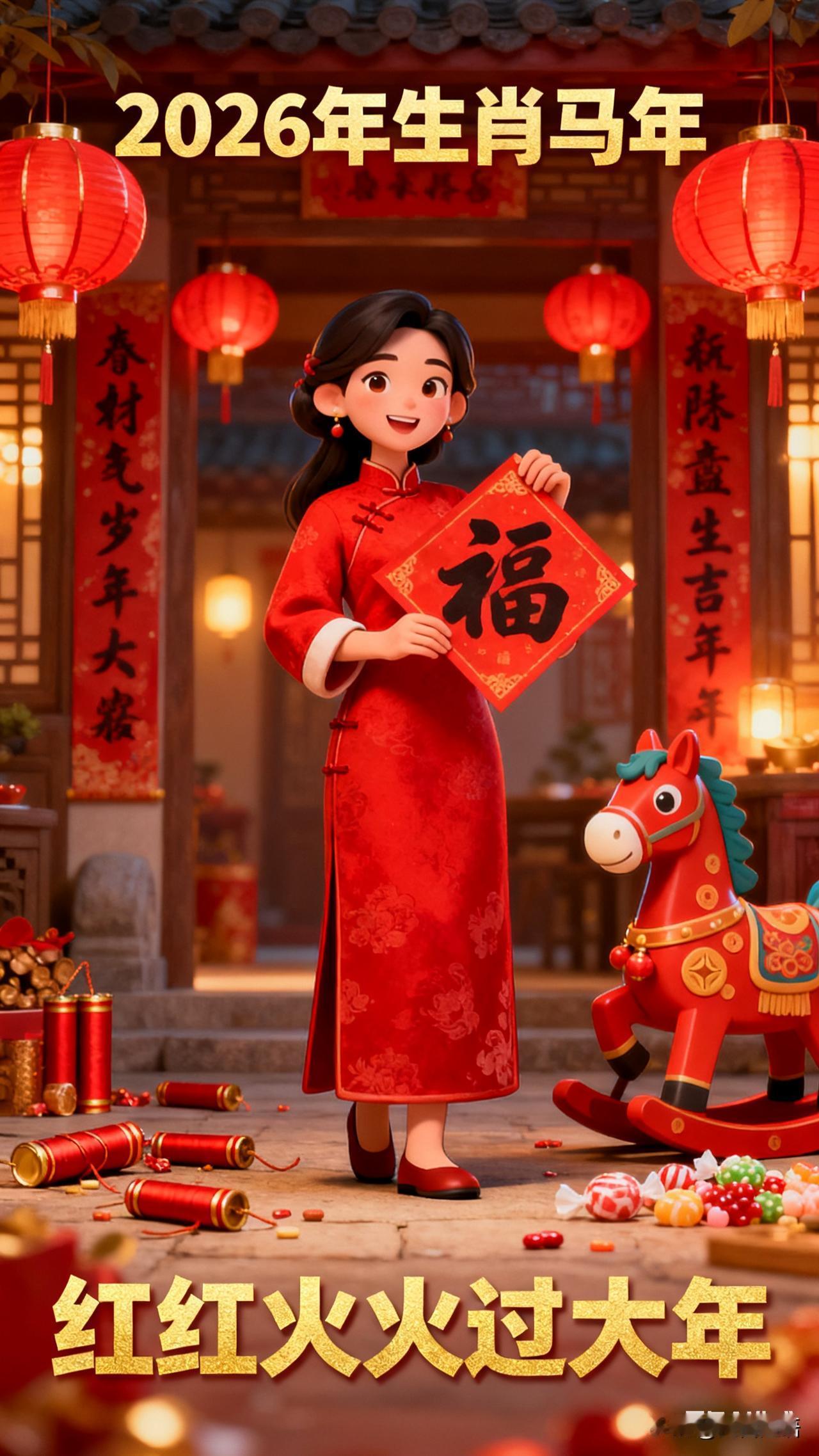 从前，糖果、雪糕、大块的肉，都是攒到过年才能痛快享受的滋味；春节联欢晚会是一年期