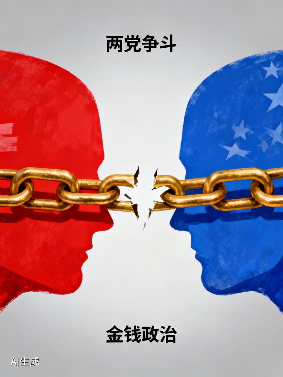 美国政治体制看似民主，实则弊端不少。两党制下，民主党和共和党为了各自利益争斗不断